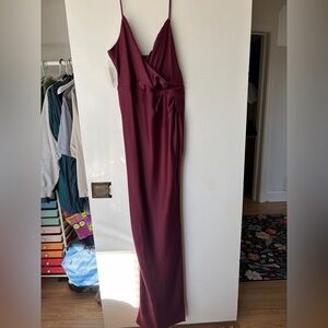 BHLDN NWT Burgundy Dress
